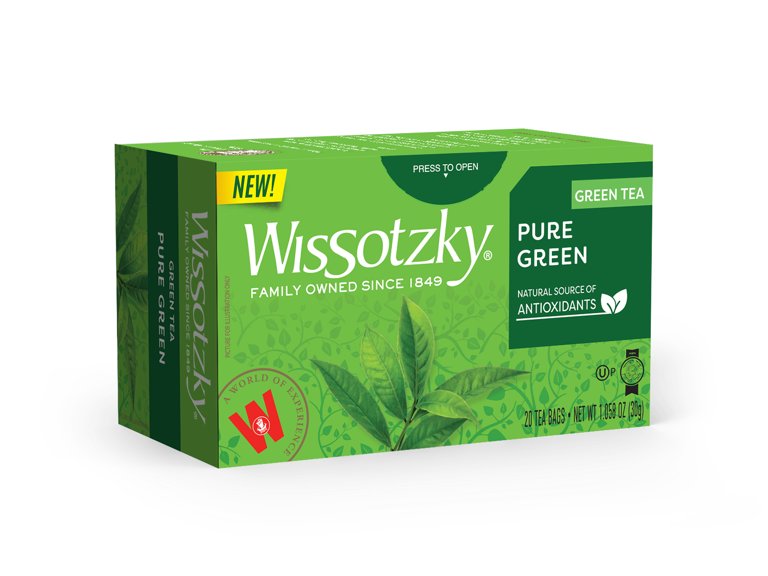 Grüner Tee, Pure Green Tea Wissotzky