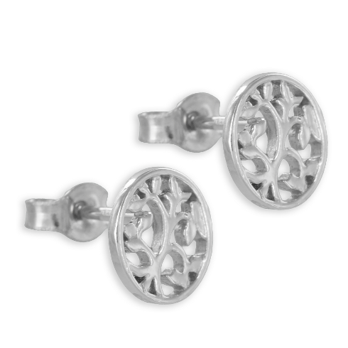 Ohrstecker Lebensbaum 925 silber