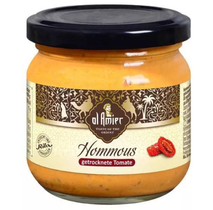 Hommous mit getrockneten Tomaten