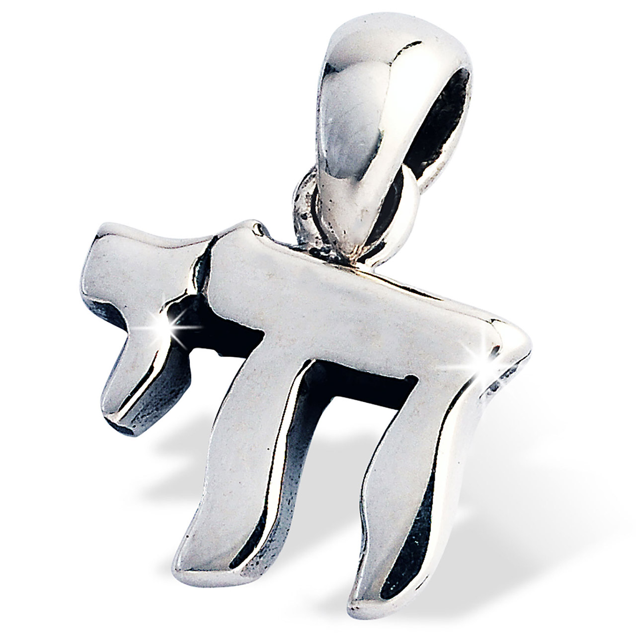 Chai Anhänger, Sterlingsilber Chai Anhänger, Sterlingsilber