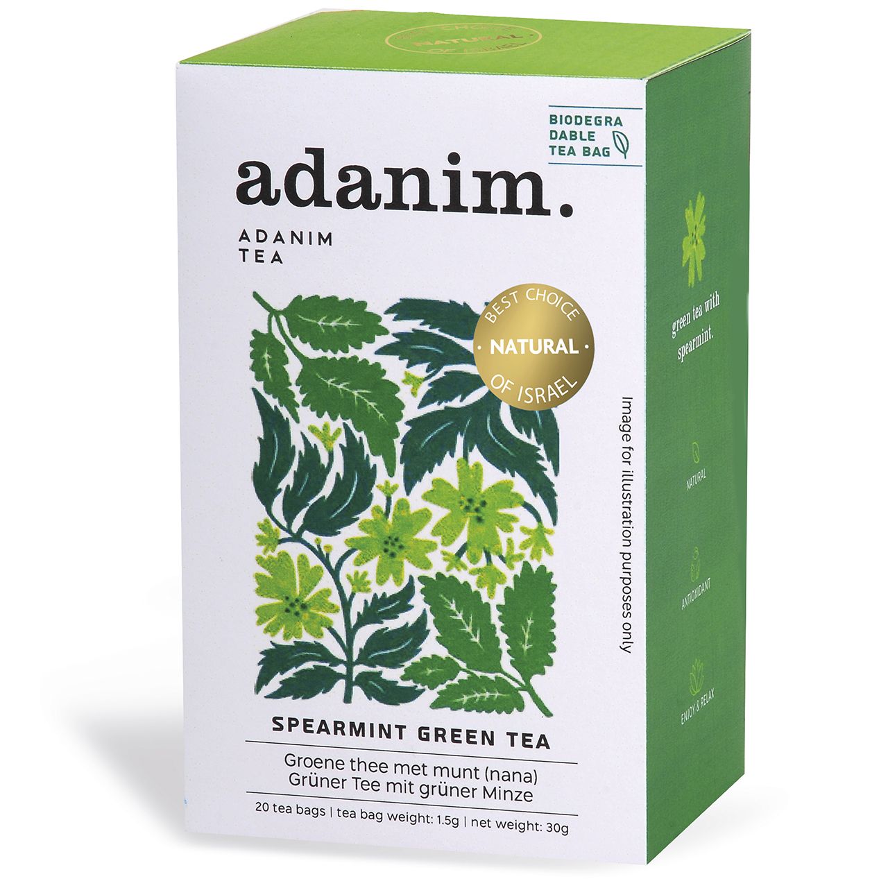 Grüner Tee mit Minze, Adanim