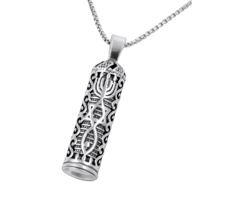 Mesusah Kette, 925er Silber
