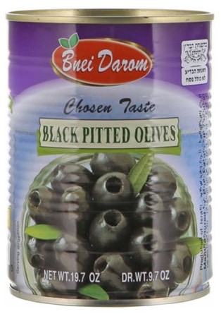 Schwarze Oliven entsteint, Bnei Darom