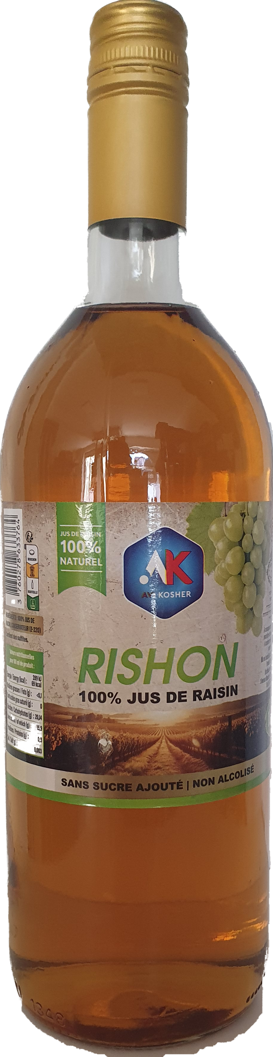 Traubensaft Rishon Weiss