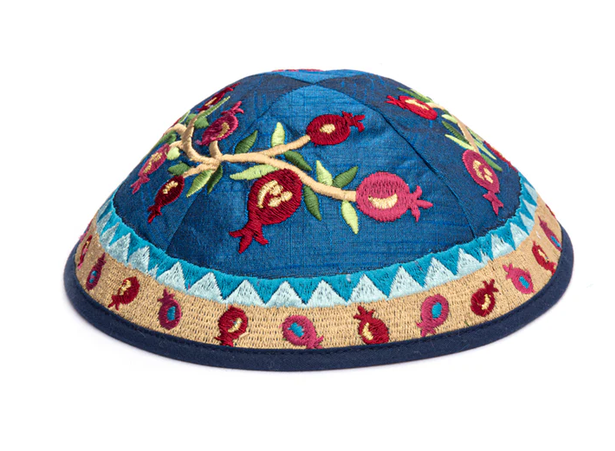 Bunte Kippa, Granatapfel