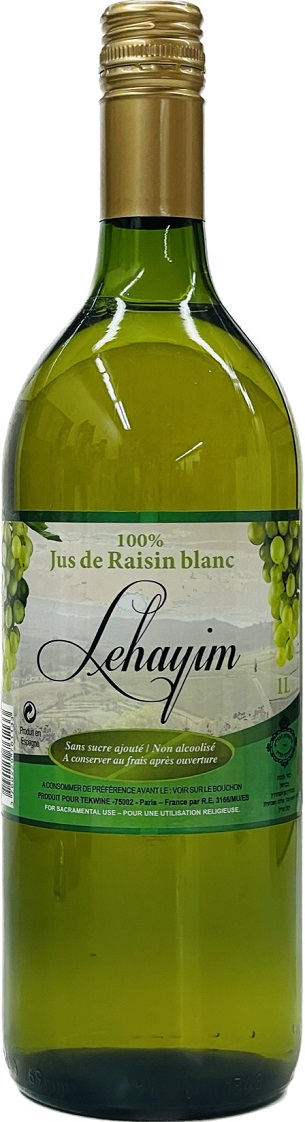 Traubensaft Lehayim weiss