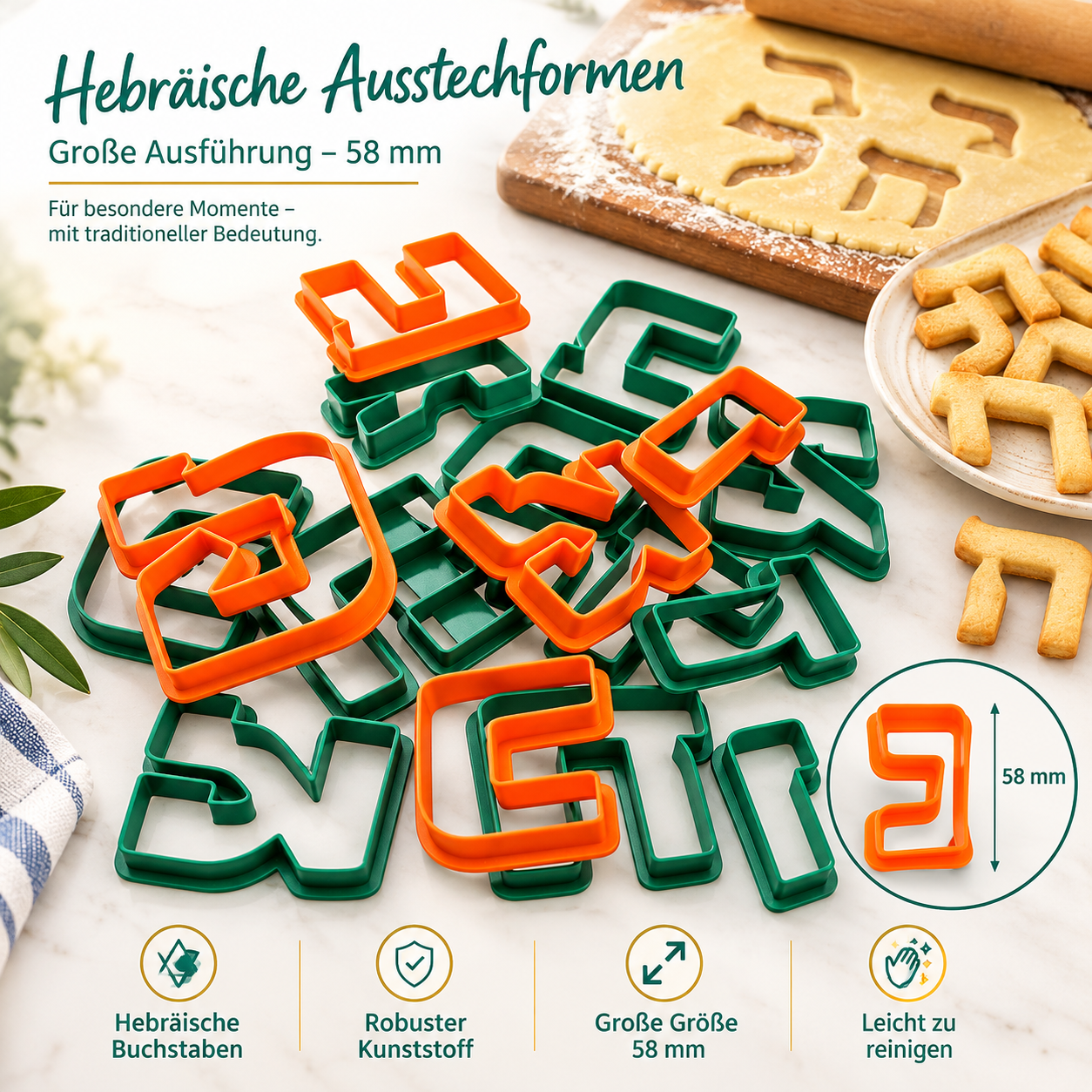 Alefbet Keksausstechformen