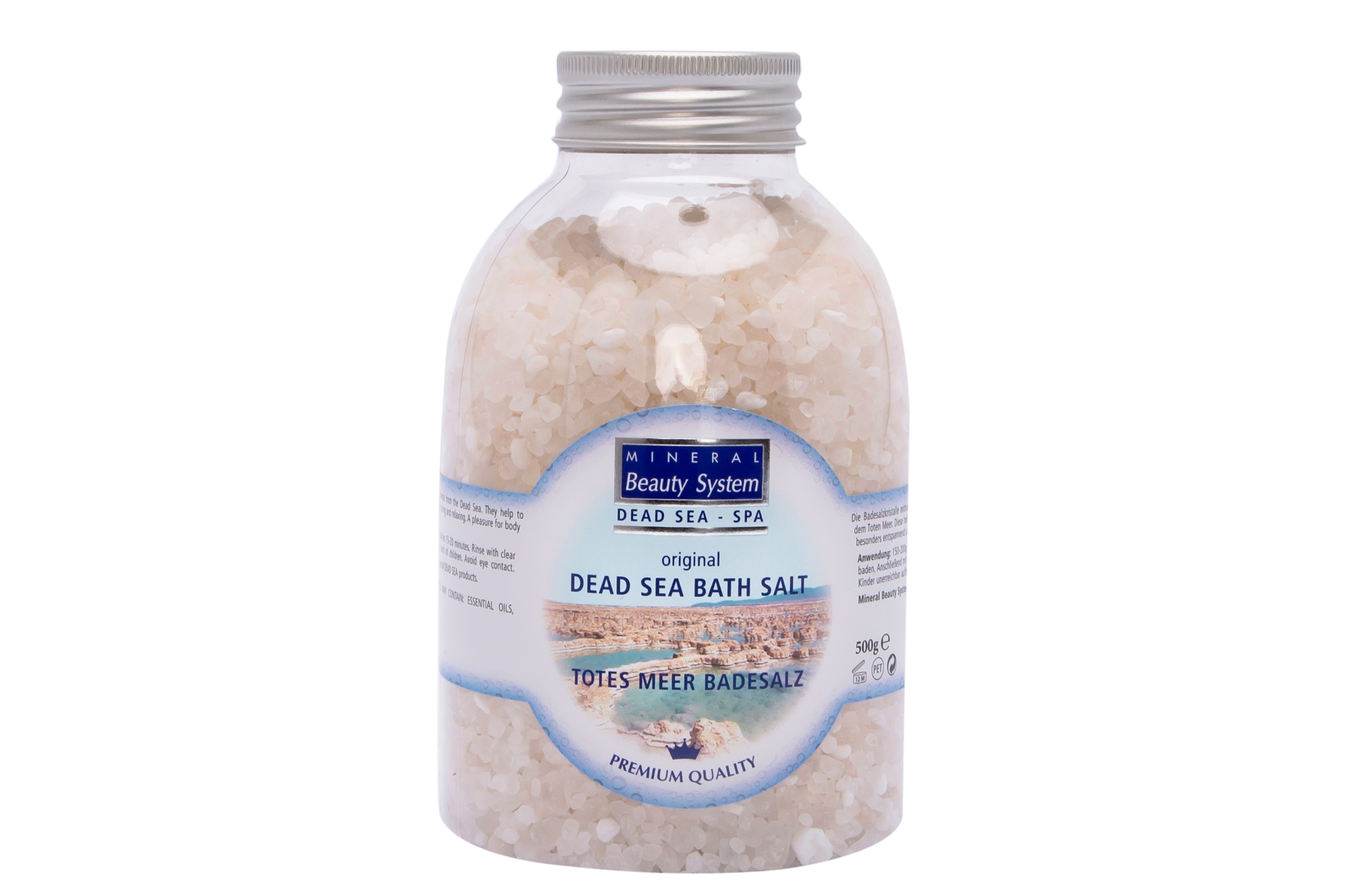 Naturreines Badesalz, verschiedene Größen