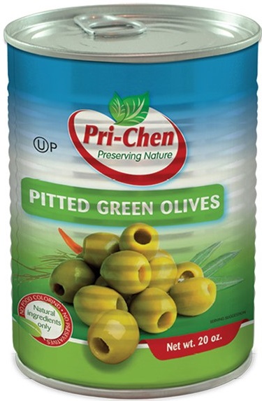 Grüne Oliven ohne Stein, Pri Chen