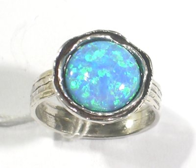 Silberring mit Opal