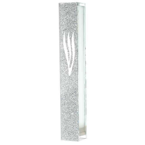 Glitzernde Glas-Mesusa, 12 cm, Shin