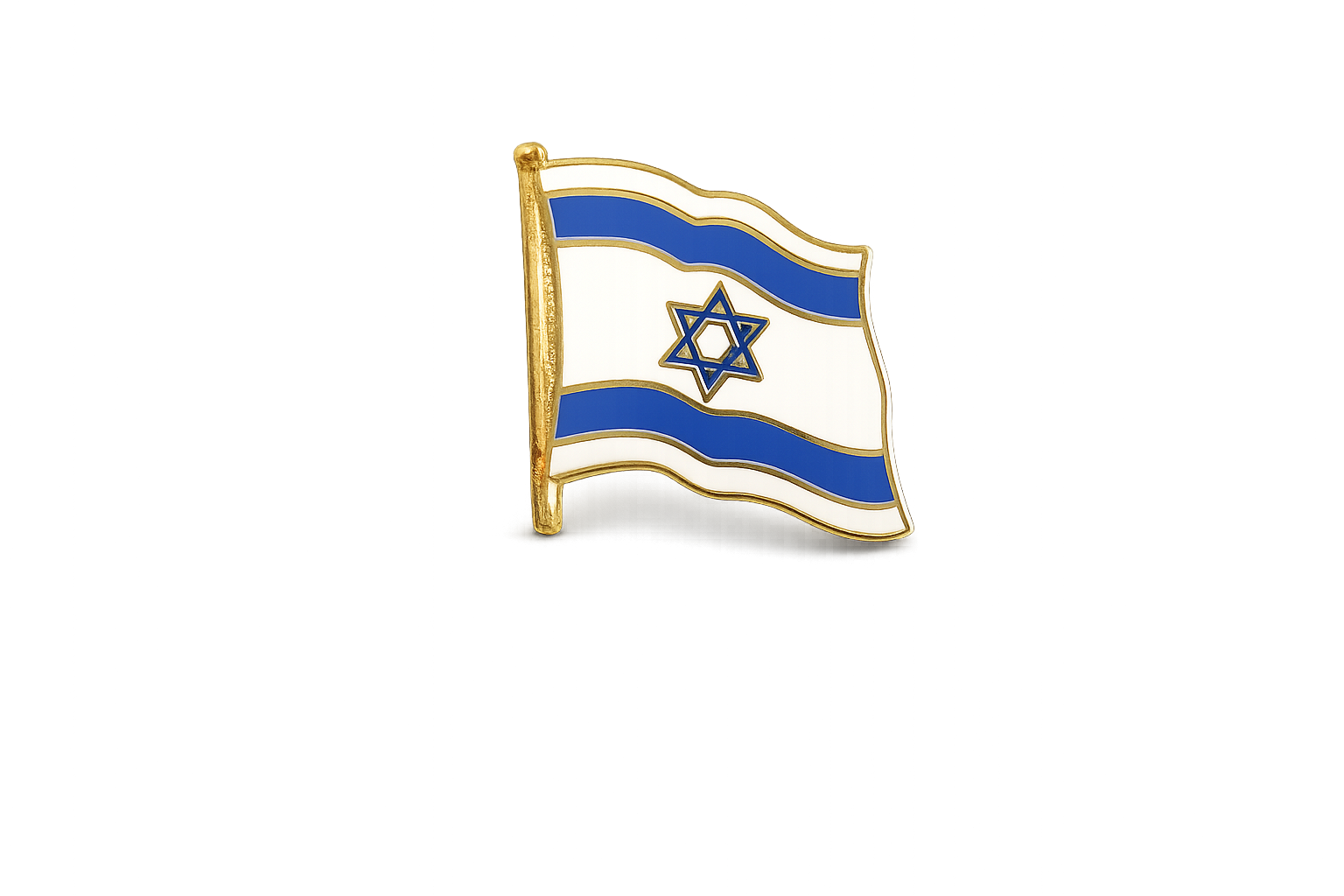 Pin Israel Flagge, Anstecker