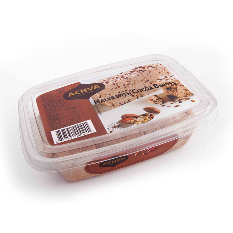 Vanille Halva mit Kakaobohnen Vanille Halva mit Kakaobohnen