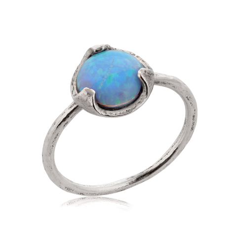 Silberring mit Opal