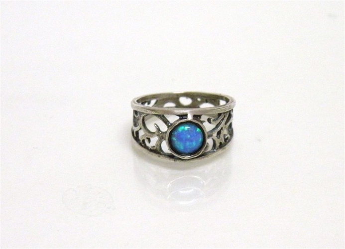 Silberring mit Opal