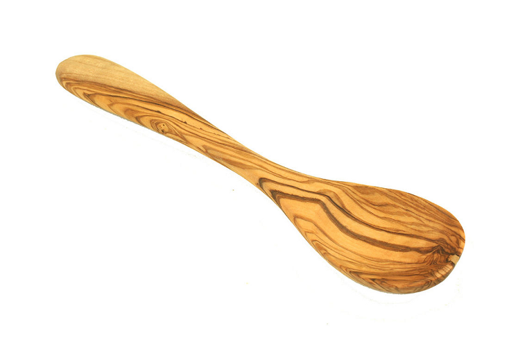 Esslöffel aus Olivenholz, tiefe Form