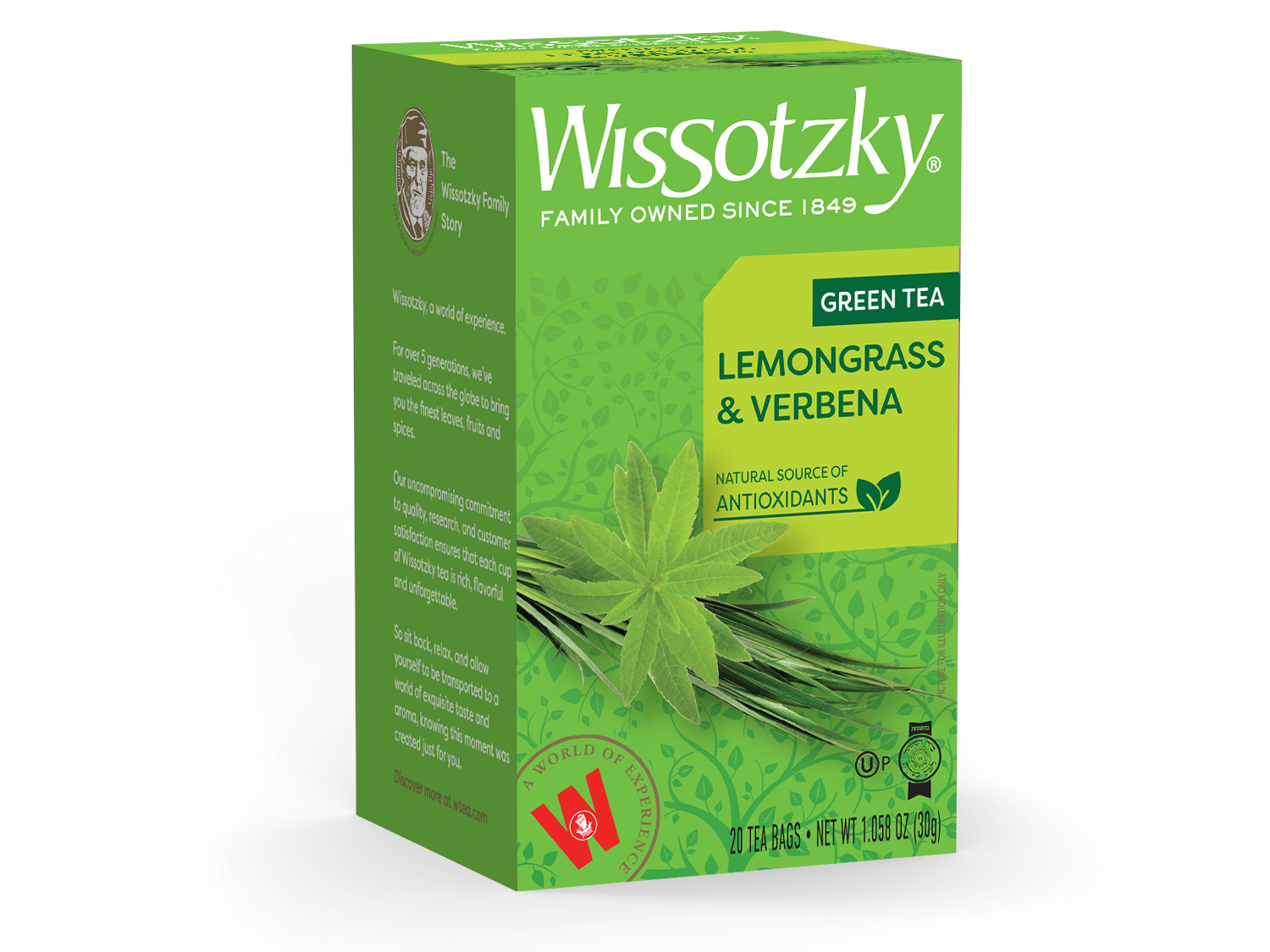 Grüner Tee mit Zitronengras & Eisenkraut