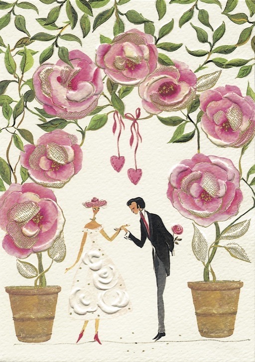 Glückwunsch zur Hochzeit Rosen
