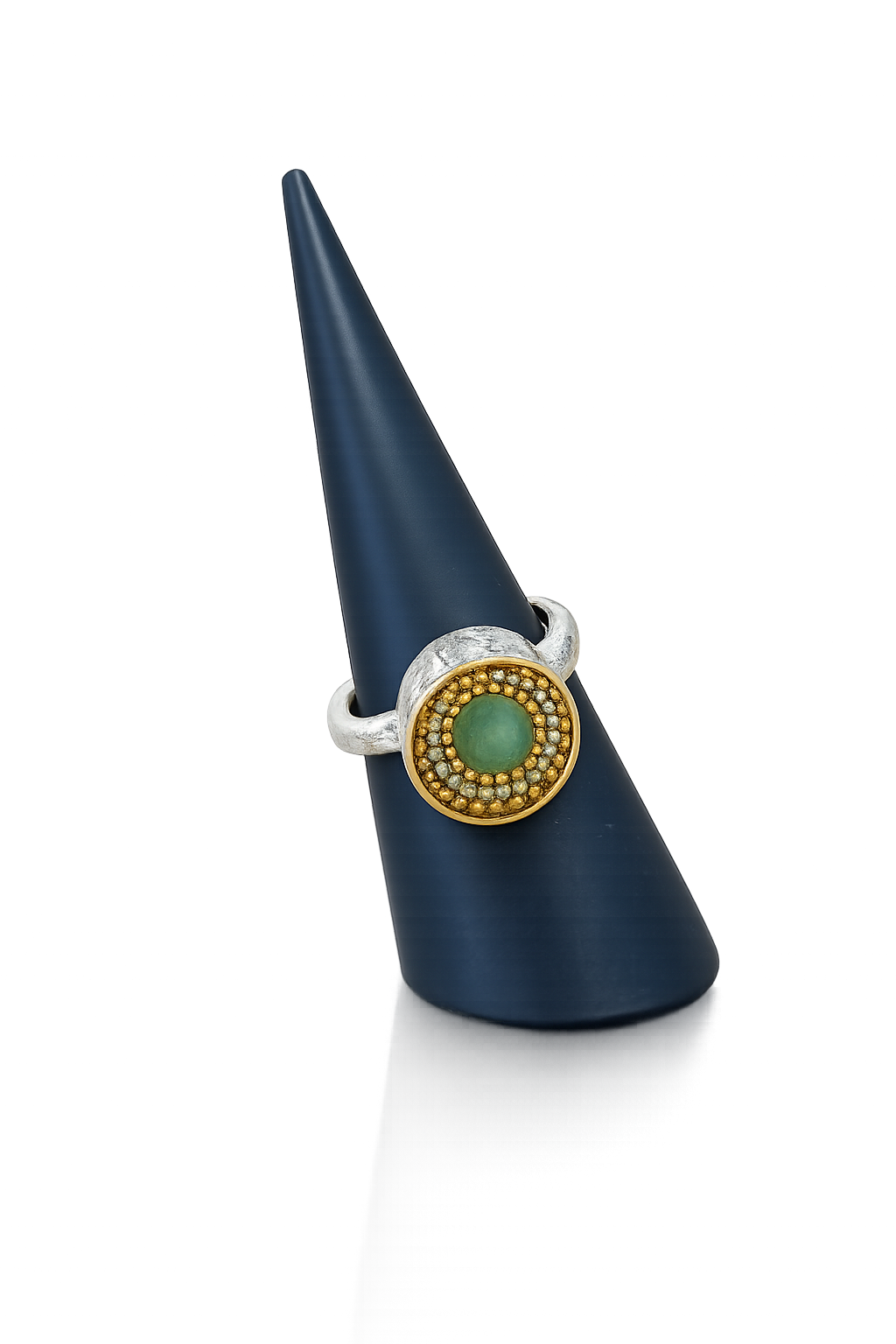 Silberring Mintgrün