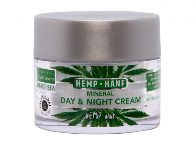 Tag-und Nachtcreme mit Hanf