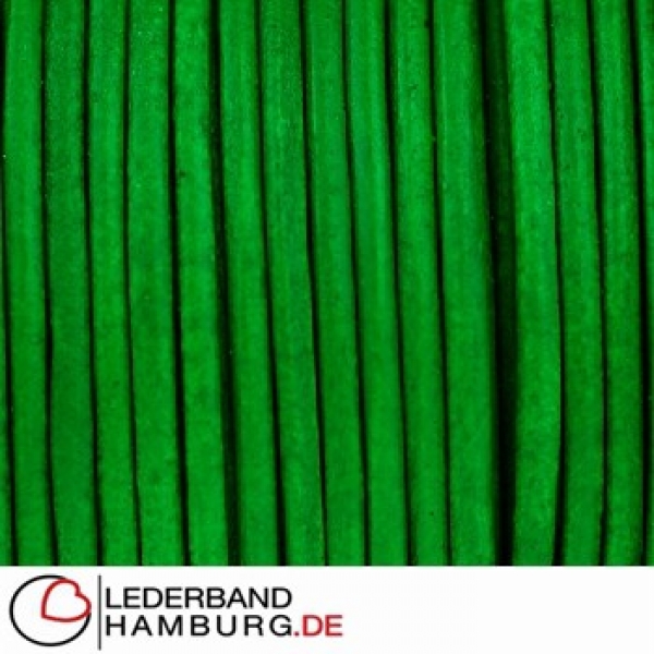 Lederband, GRÜN, 100 cm