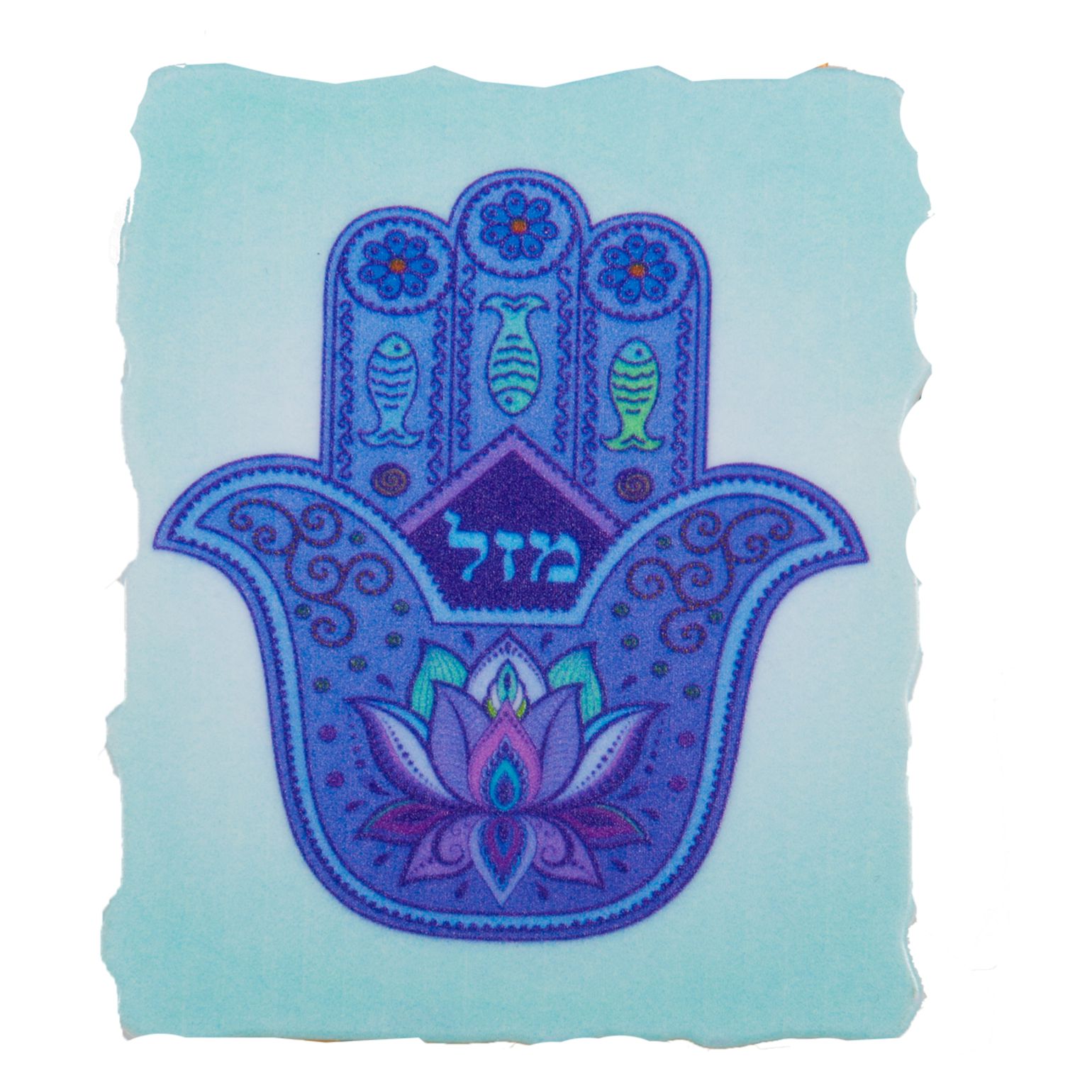 Magnet Chamsa, blau