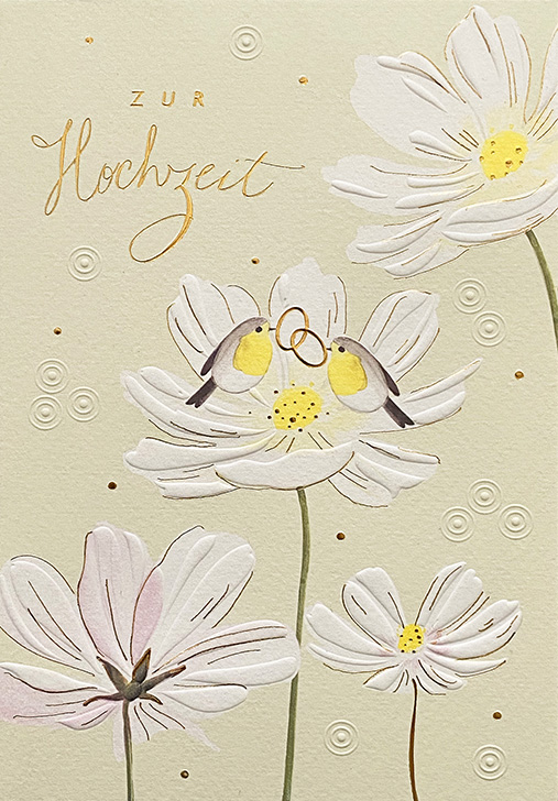 Glückwunsch zur Hochzeit Meisen