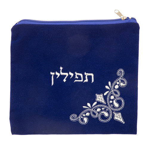 Blaue Tasche für Tefillin