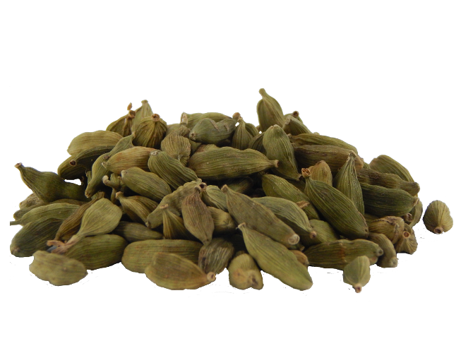 Grüner Kardamom, ganz