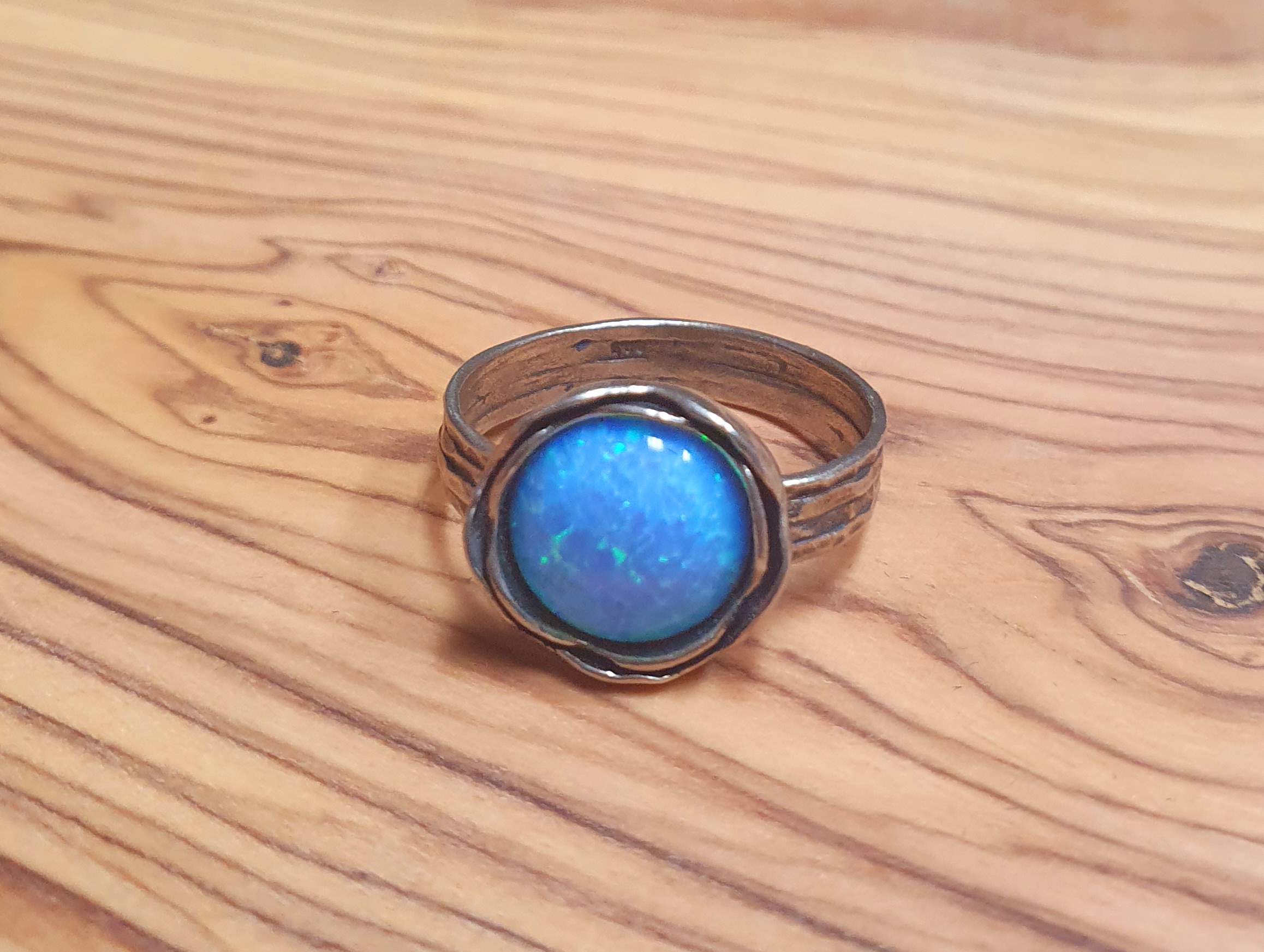 Silberring mit Opal