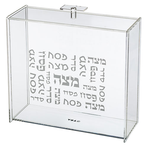 Elegante Matzen Box, Acrylglas
