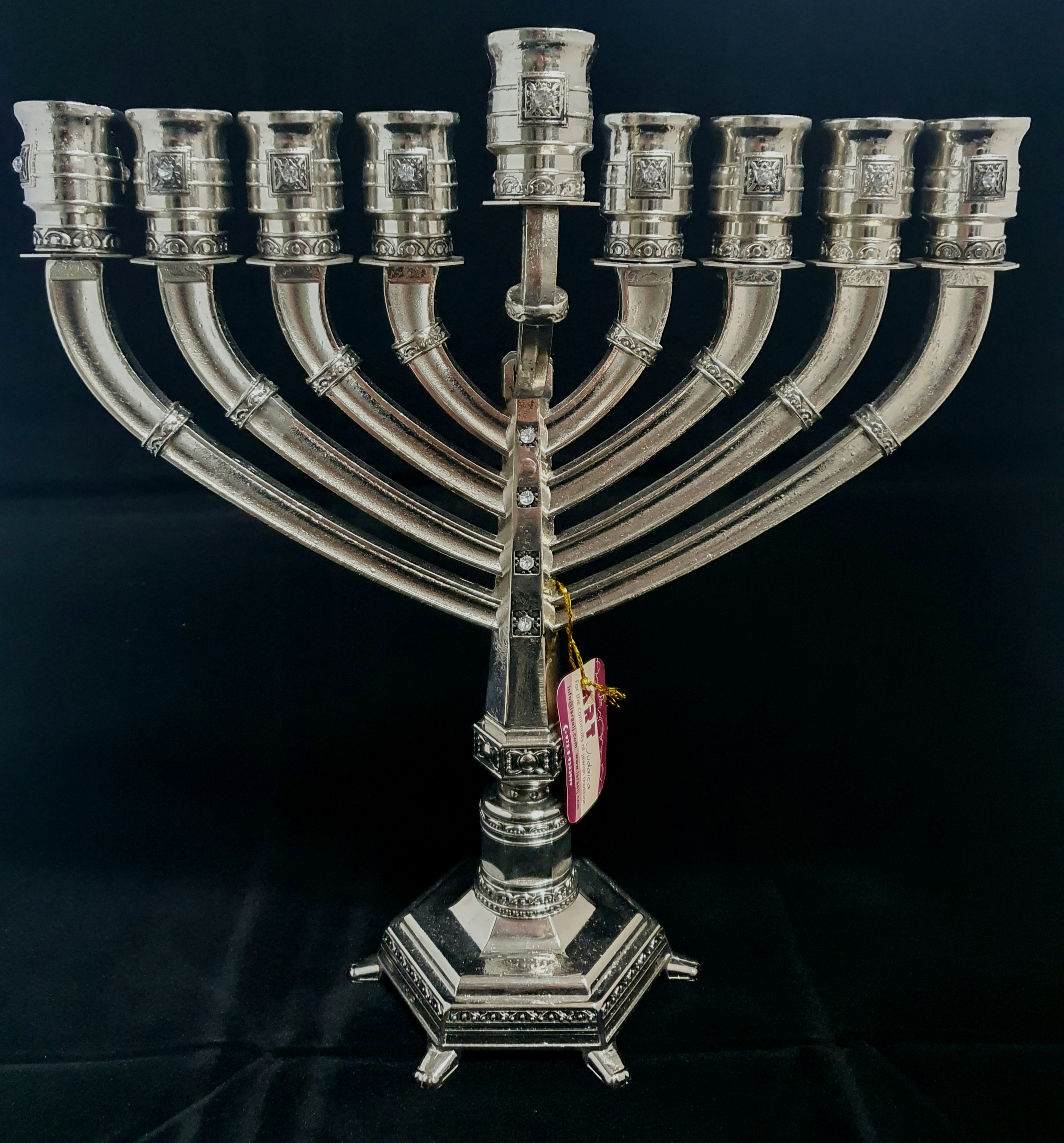 Chanukkia, elegant verziert