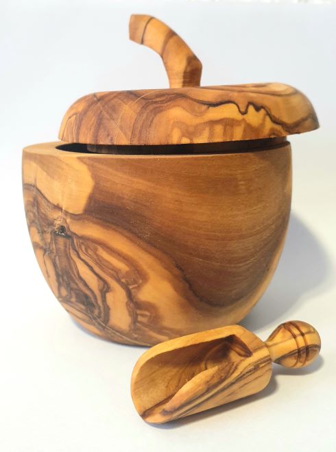 Granatapfel Salzdose mit Deckel Granatapfel Salzdose mit Deckel