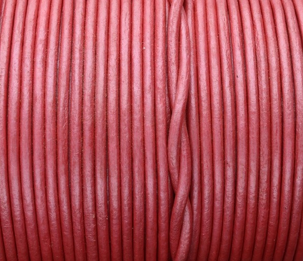 Lederband, FUCHSIA, 100 cm