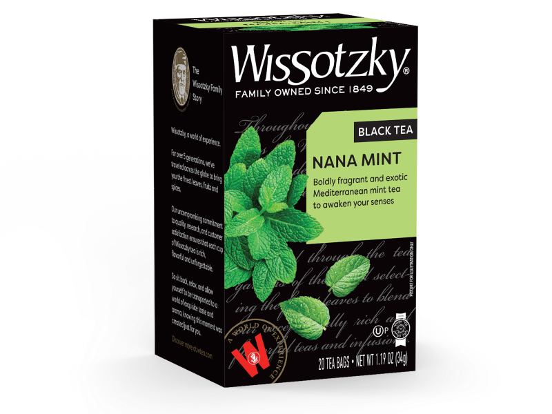 Schwarztee mit Nana-Blättern