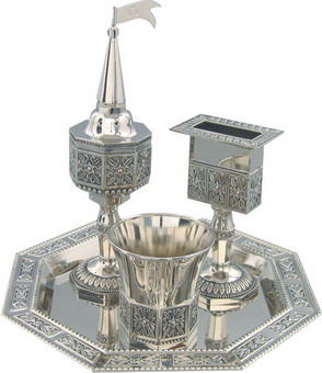Hawdala Set, Ornamentik glänzend