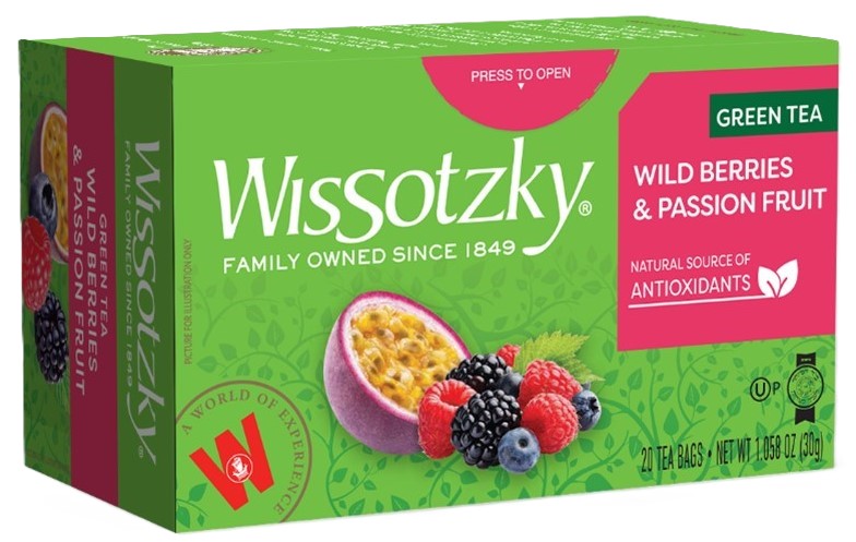 Grüner Tee - Waldbeeren & Maracuja, Wissotzky