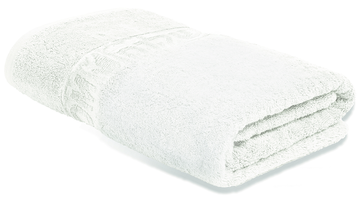 Badetuch Shalom mit Taube, weiß