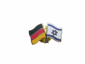 Pin deutsch israelische Flagge 