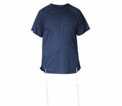 Dunkelblaues T-Shirt mit Zitzit - Größe M = 34,90 Euro